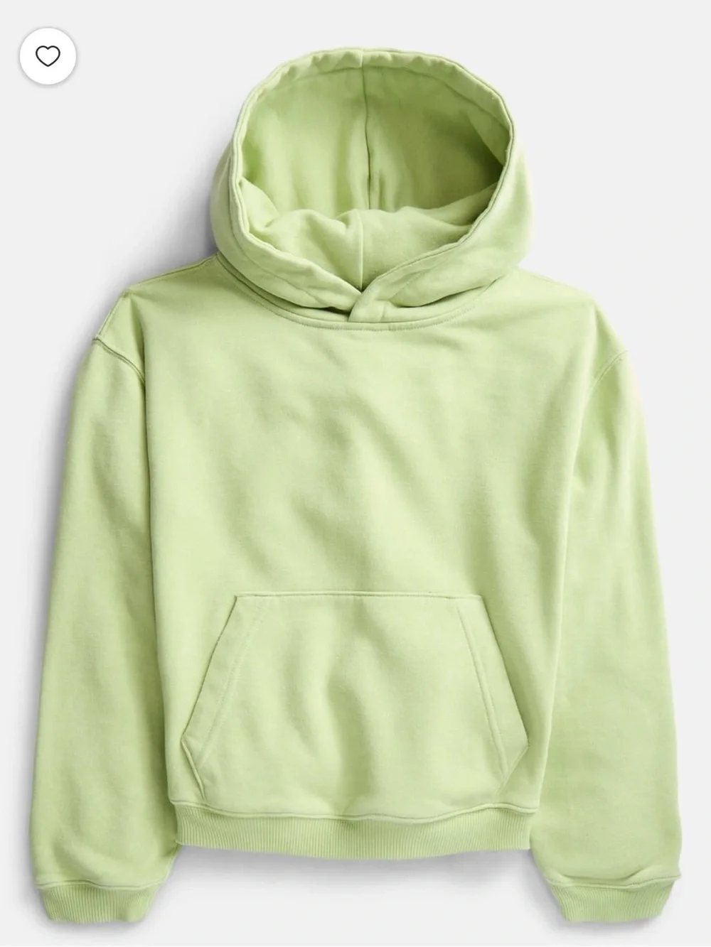 Boys fleece pullover Light Green Hooded Sweater